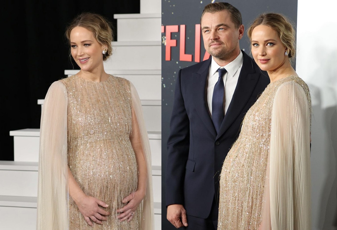 Jennifer Lawrence presume su pancita de embarazo
