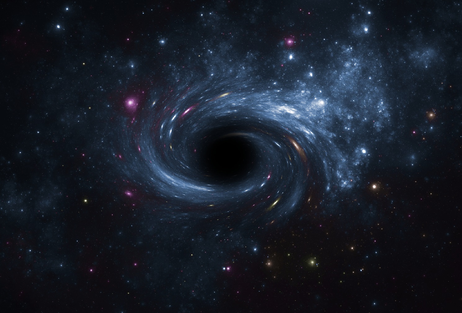 Descubren agujero negro que crea estrellas en lugar de absorberlas
