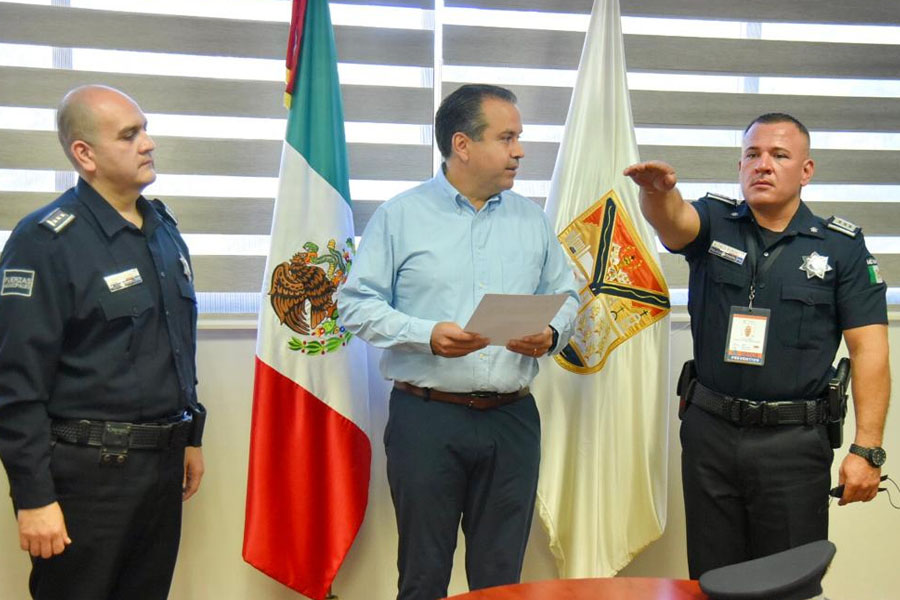Rinde protesta Comisario Jefe de Policía Preventiva y Tránsito de Hermosillo