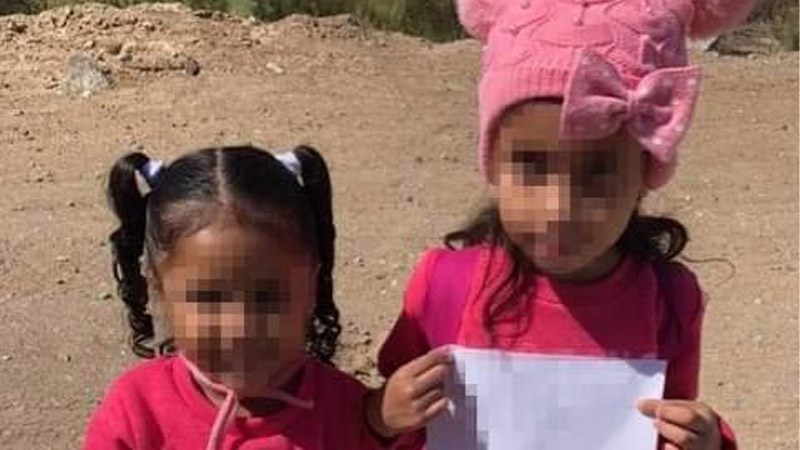 Rescatan a dos niñas migrantes en desierto