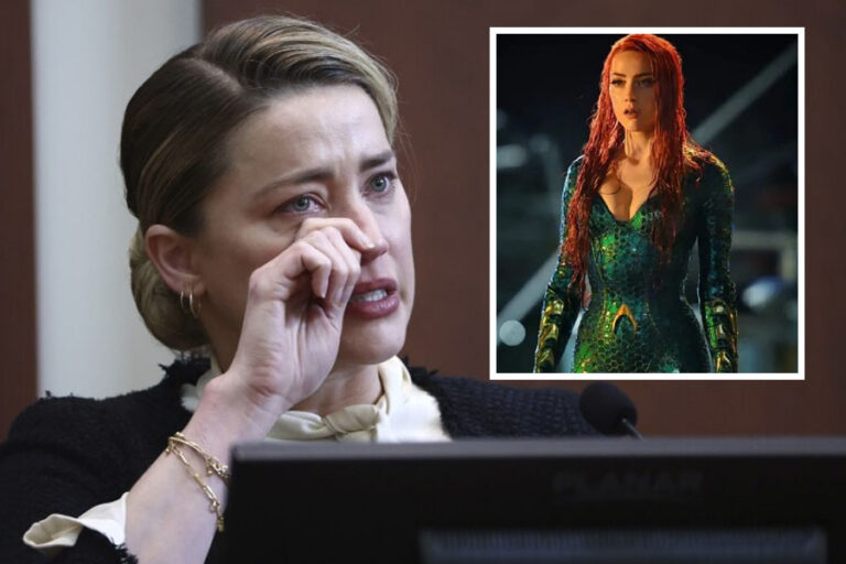 Amber Heard acusa que por difamación de Depp, sólo aparecerá 10 minutos en ‘Aquaman’