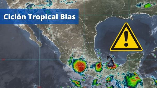 ‘Blas’ se intensifica a huracán categoría 1 frente a las costas de Michoacán y Guerrero