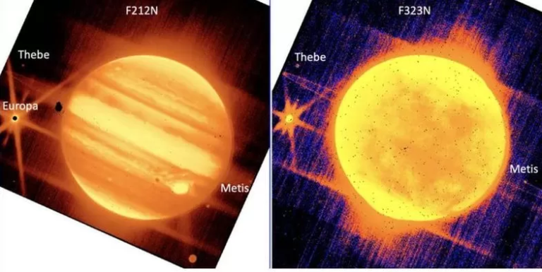 la extraordinaria foto de Júpiter que tomó el telescopio espacial James Webb y que pasó desapercibida