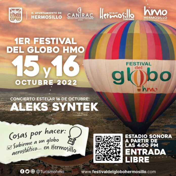 Inicia este viernes venta de boletos para el “Festival del Globo en Hermosillo”