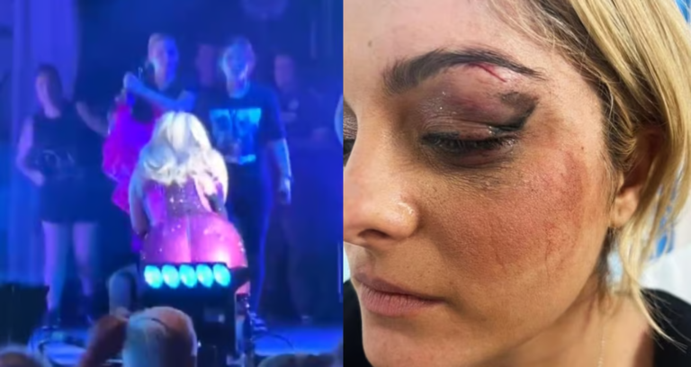 Fanático avienta celular a la cantante Bebe Rexha en pleno concierto; termina en el hospital