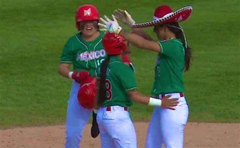 Segunda victoria de la selección mexicana en Mundial de Beisbol Femenil